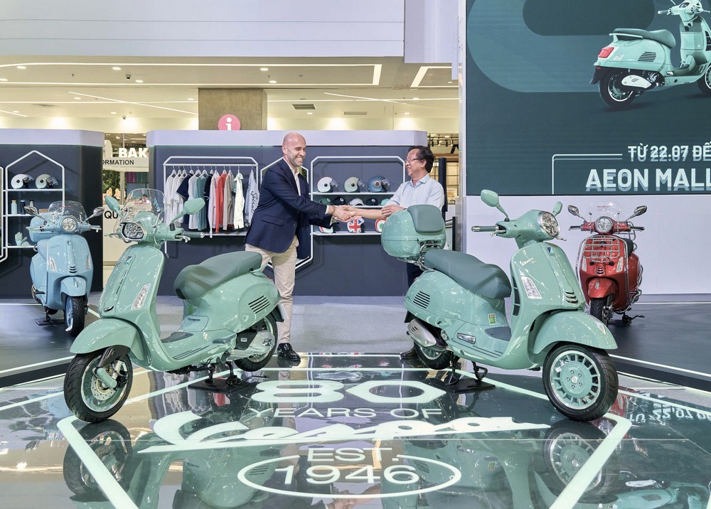 Vespa mang đại tiệc 80 năm đến Đà Nẵng
