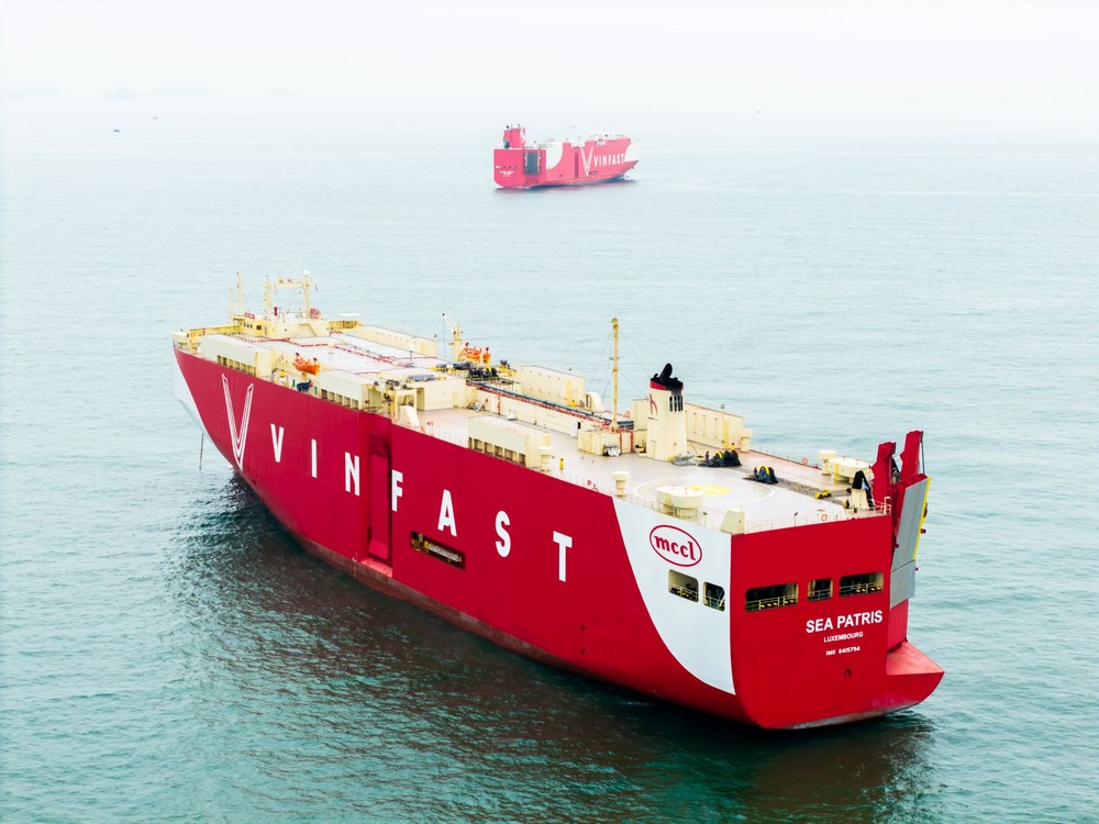 VinFast tiếp tục xuất 5.000 ô tô điện sang thị trường quốc tế