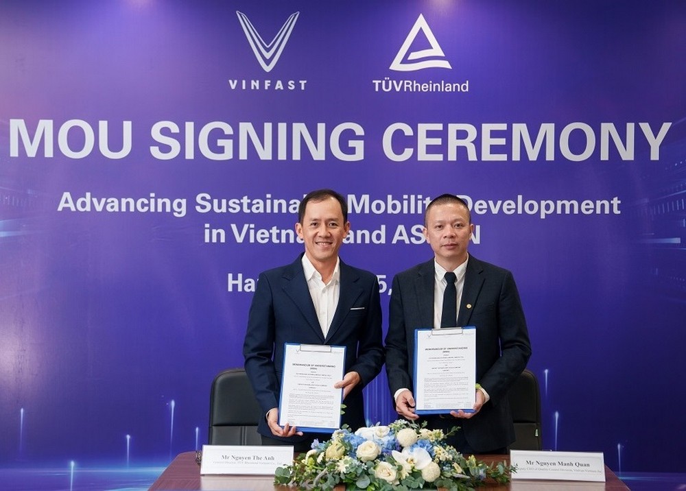 VinFast hợp tác TÜV Rheinland, nâng tầm kiểm thử ô tô tại Việt Nam