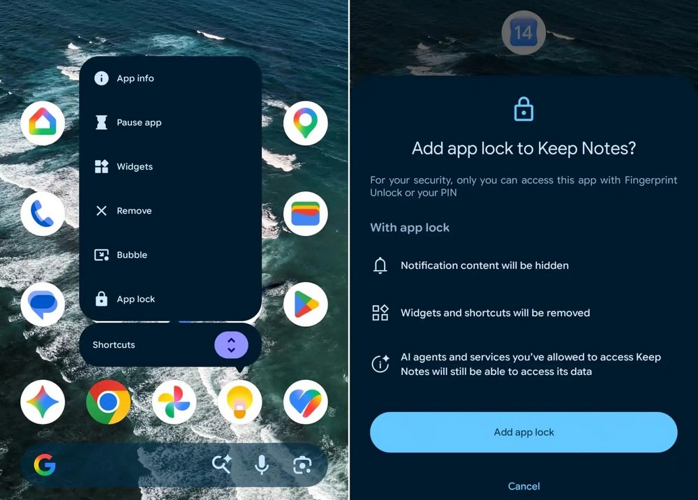 Chiều lòng người dùng, Android 17 sắp có tính năng khóa ứng dụng