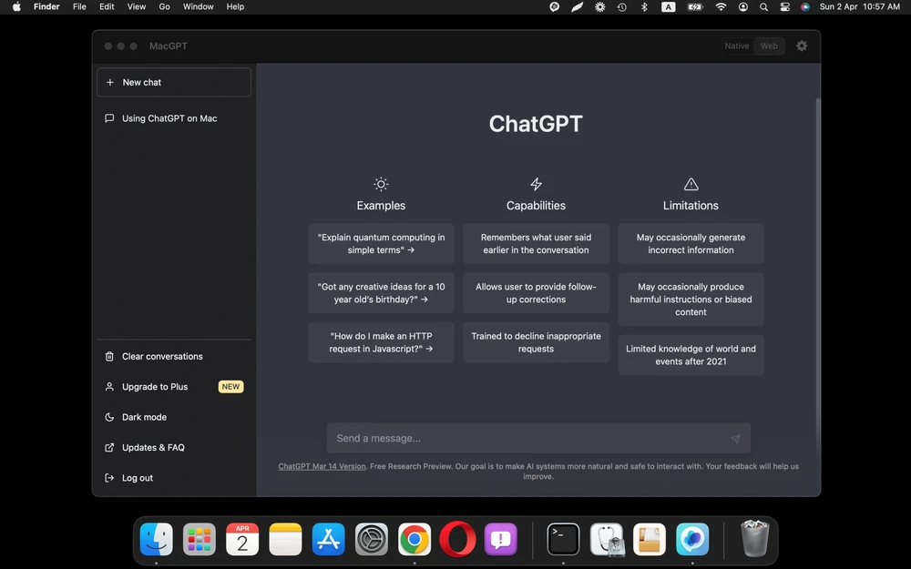 ChatGPT giờ có thể đọc và gửi tin nhắn trên Mac