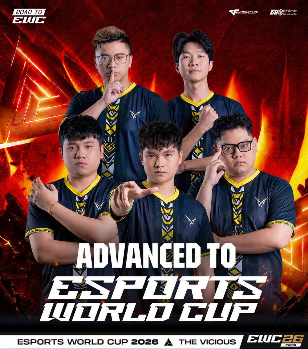 3 đại diện Crossfire Việt Nam tham dự Esports World Cup 2026