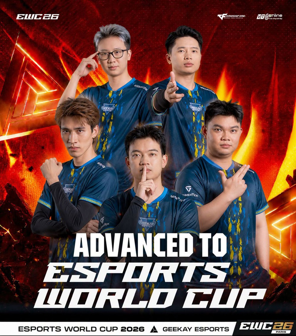 3 đại diện Crossfire Việt Nam tham dự Esports World Cup 2026