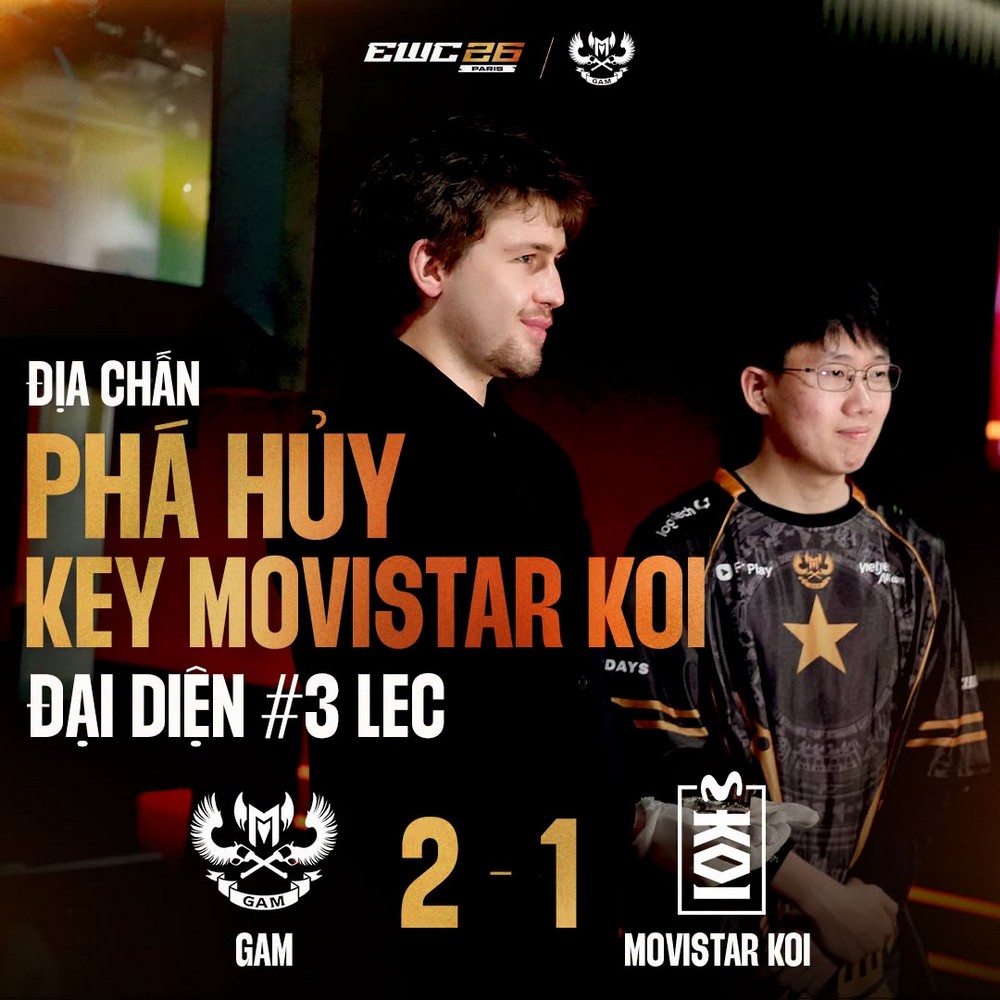 EWC 2026 và những dấu ấn của GAM Esports