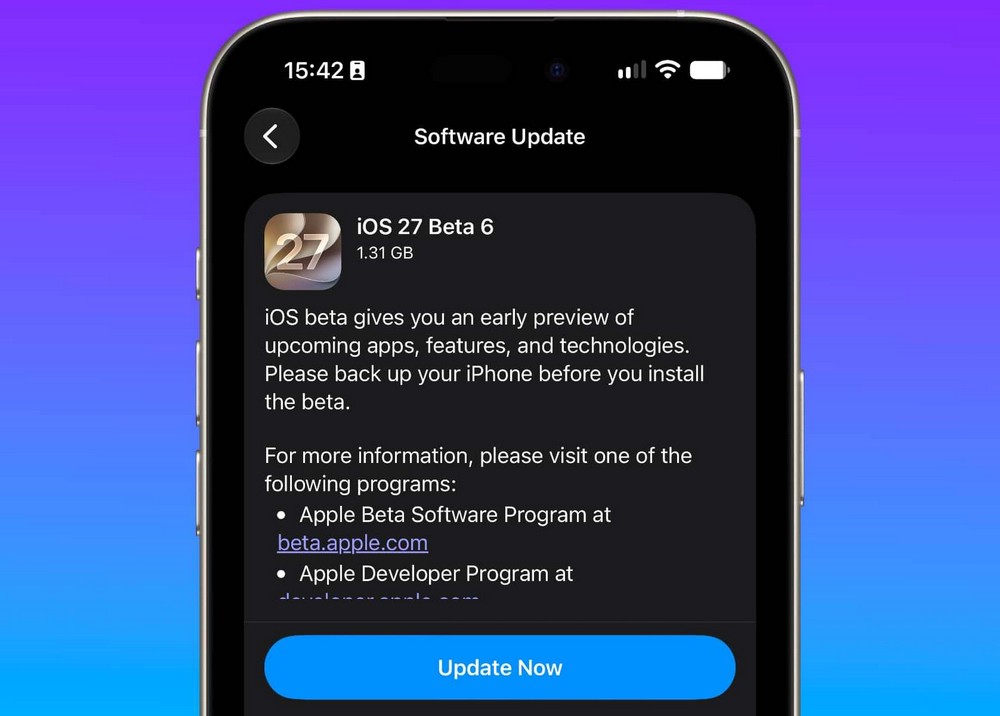 iOS 27 Beta 6: Hoàn thiện Siri AI và Liquid Glass