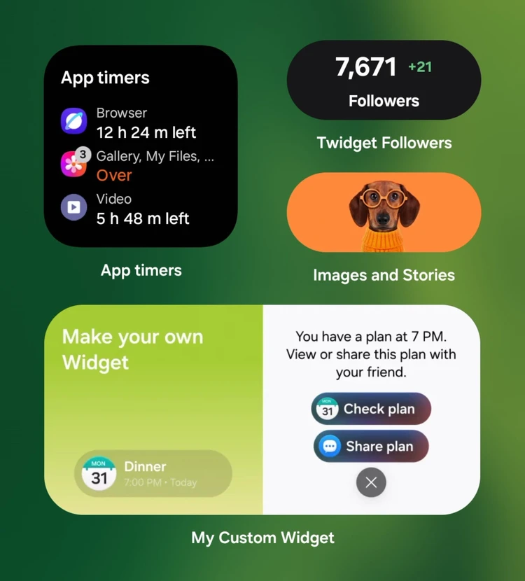 One UI 9.5: Rò rỉ thông tin AI giúp người dùng tự tạo widget