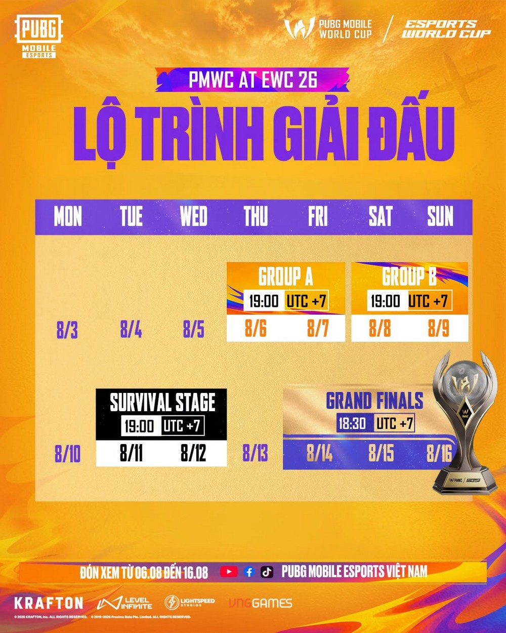 PUBG Mobile World Cup khởi tranh với tổng giải thưởng hơn 3 triệu USD