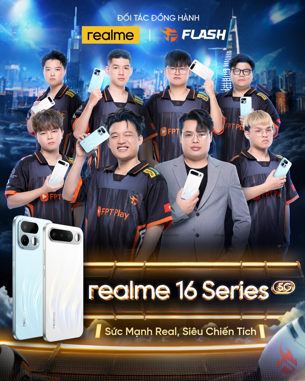 realme tiếp lửa Esports, đồng hành Đấu Trường Danh Vọng