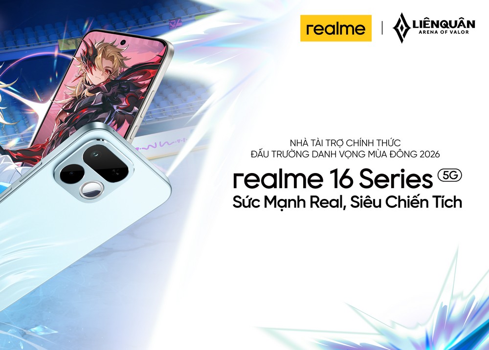 realme đồng hành cùng ĐTDV Mùa Đông 2026