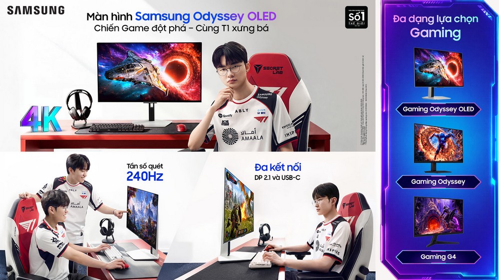 Samsung ra mắt màn hình gaming G3 tại Việt Nam