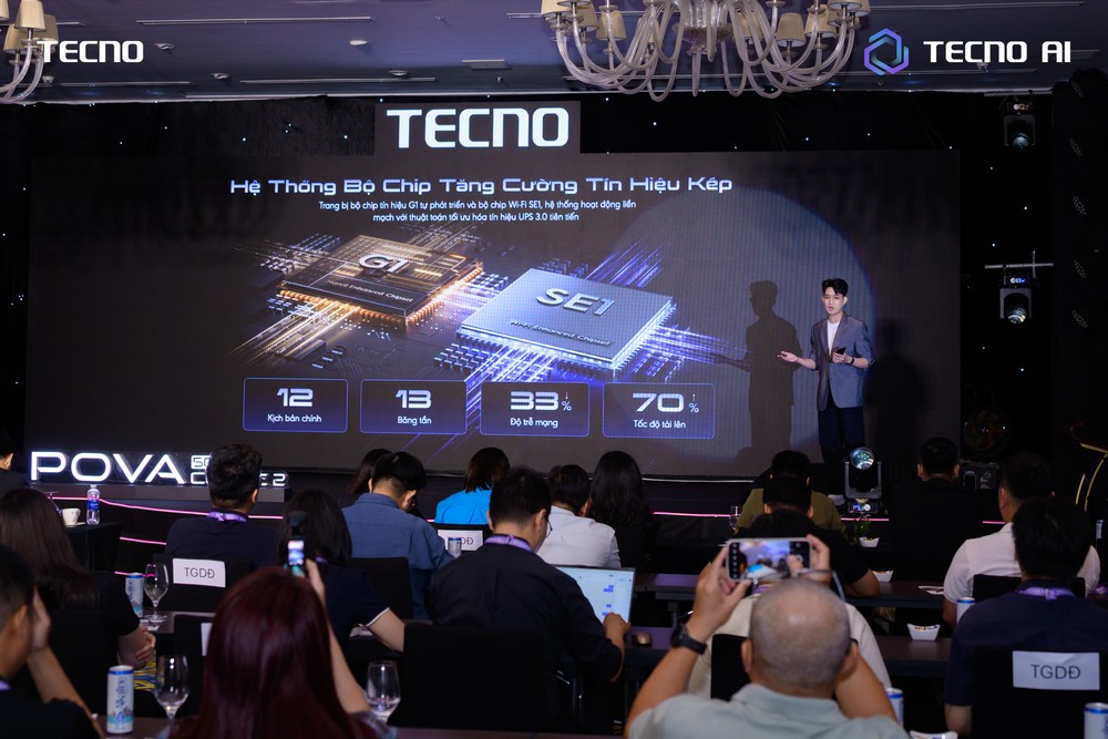 TECNO POVA Curve 2 5G "siêu pin siêu mỏng" ra mắt