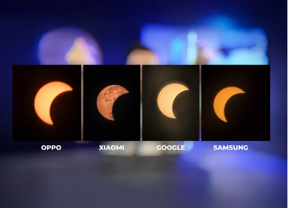 Camera Xiaomi “lú” giữa Mặt Trời và Mặt Trăng