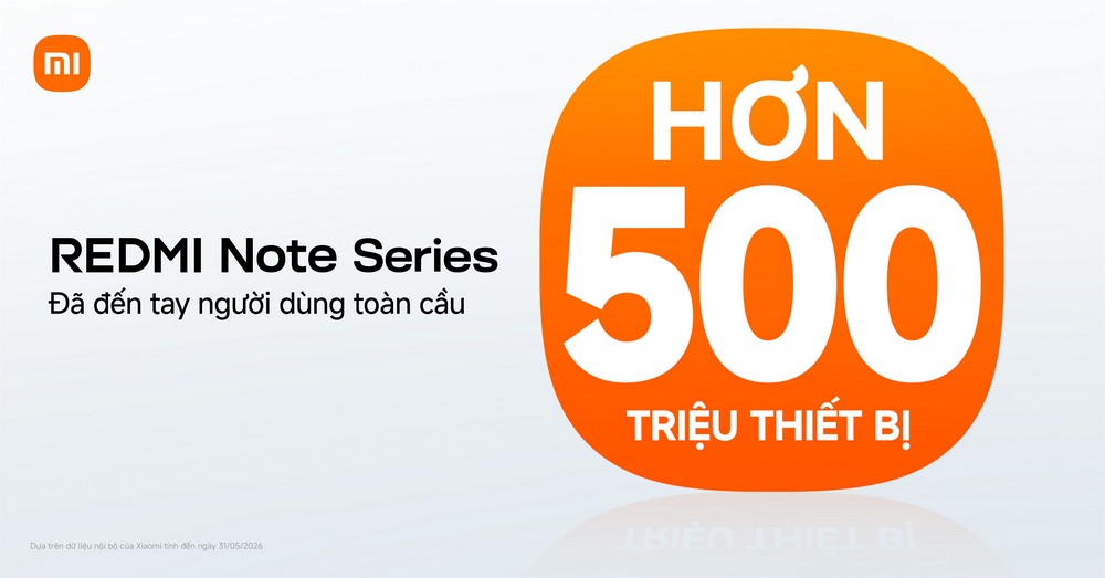 Xiaomi tăng trưởng 34%, chiếm Top 2 smartphone Việt Nam